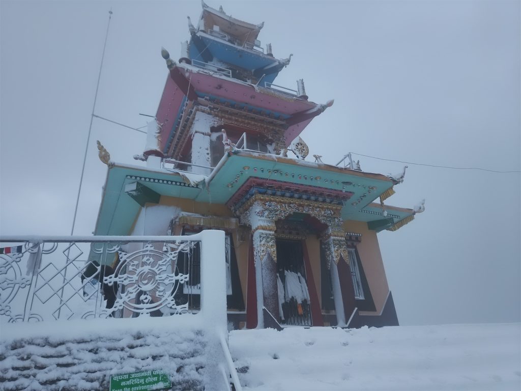 हिउँले सेताम्य आमा याङ्ग्री